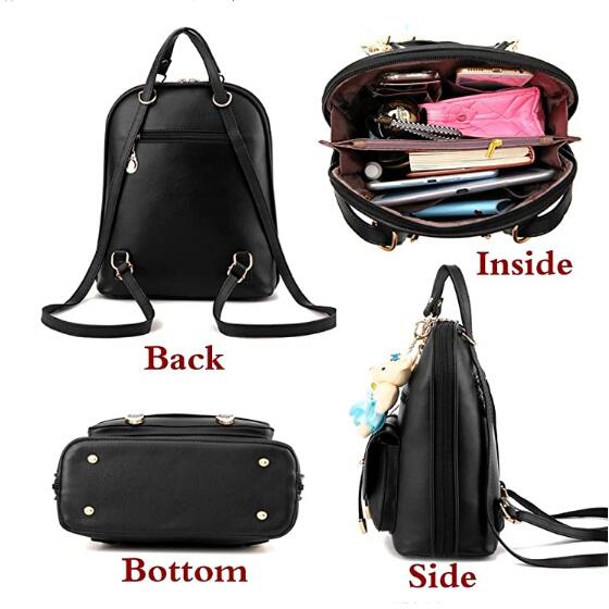 PU Leather Shoulder Bag,Molorful Marble Backpack,Portable Travel School Rucksack,Satchel with Top Handle PU Leather Shoulder Bag,Molorful Marble Backpack,Portable Travel School Rucksack,Satchel with Top Handle