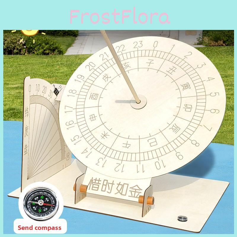 Scientific Experiment Large Equatorial Sundial Model With Shadow Timer For Student Educational Kits