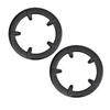 2Pcs 5 Holes 40-42 Teeth Bicycles Crankset Chain Wheel Cover Bike Chain Guard Bicycles Sprocket Protective Cover