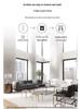 Smart Double Track Motorized Curtains for Duplexes with Voice Remote Control Compatible with Mi Home