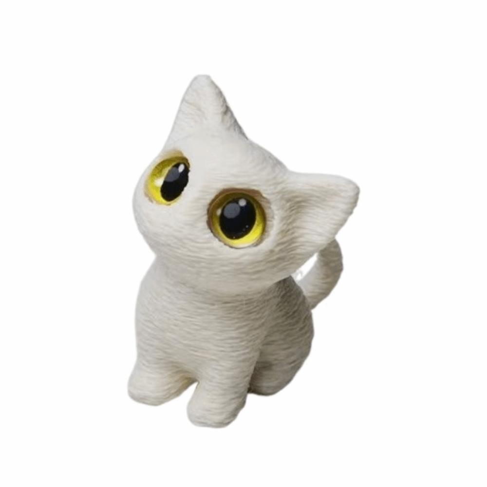 PLA Halloween Cat Anime Figure Model Kitten Micro Landscape Crafts  Party Gifts