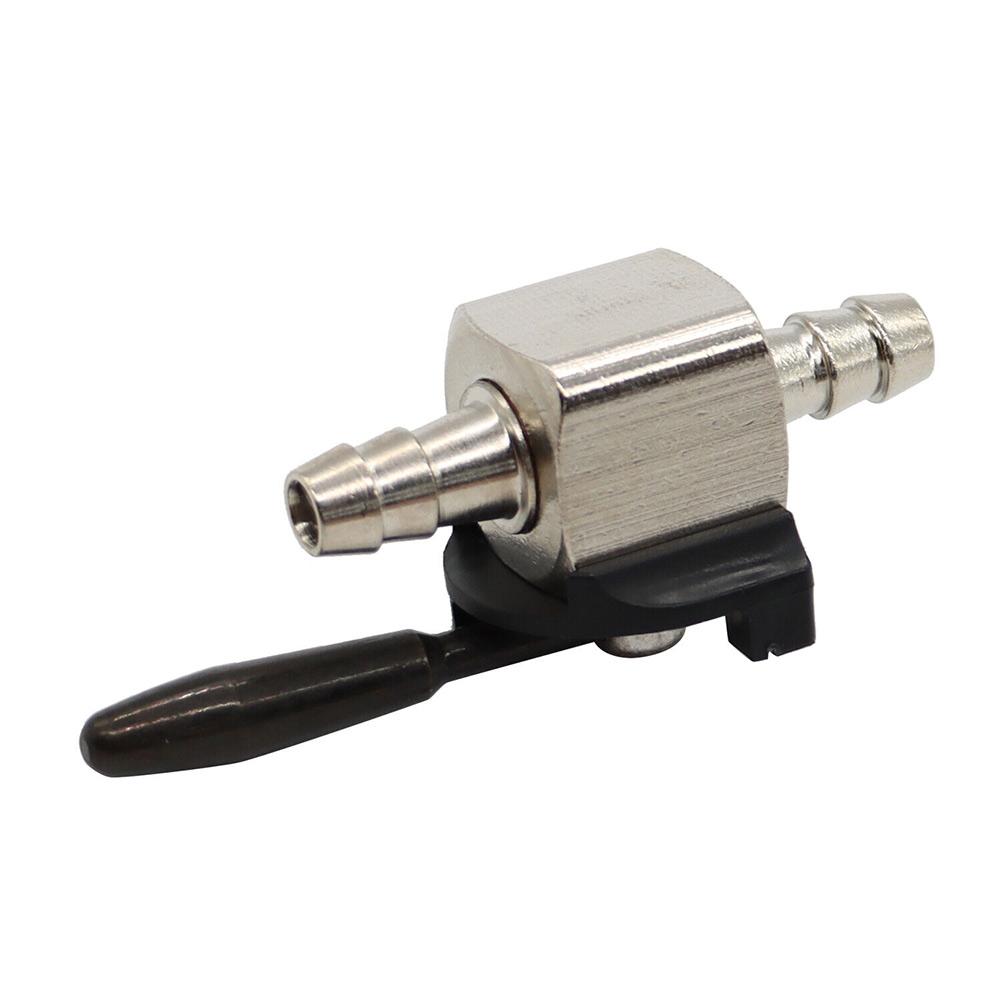For Oregon 07-403 Shut-Off Valve Petcock 1/4inch Heavy Duty Mower Tool In-line Sliver Steel Reliable Replacement
