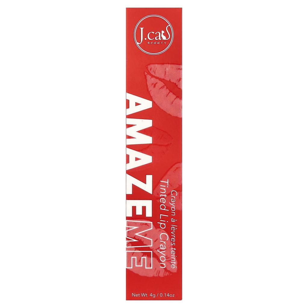 J.Cat Beauty Amaz Me, Tinted Lip Crayon, AMC112 Self Love, 4g (0.14oz)