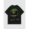 Rapper Hip-hop T-shirt Men Women Hip-hop Short-sleeved T-shirt Cotton T-shirt Street