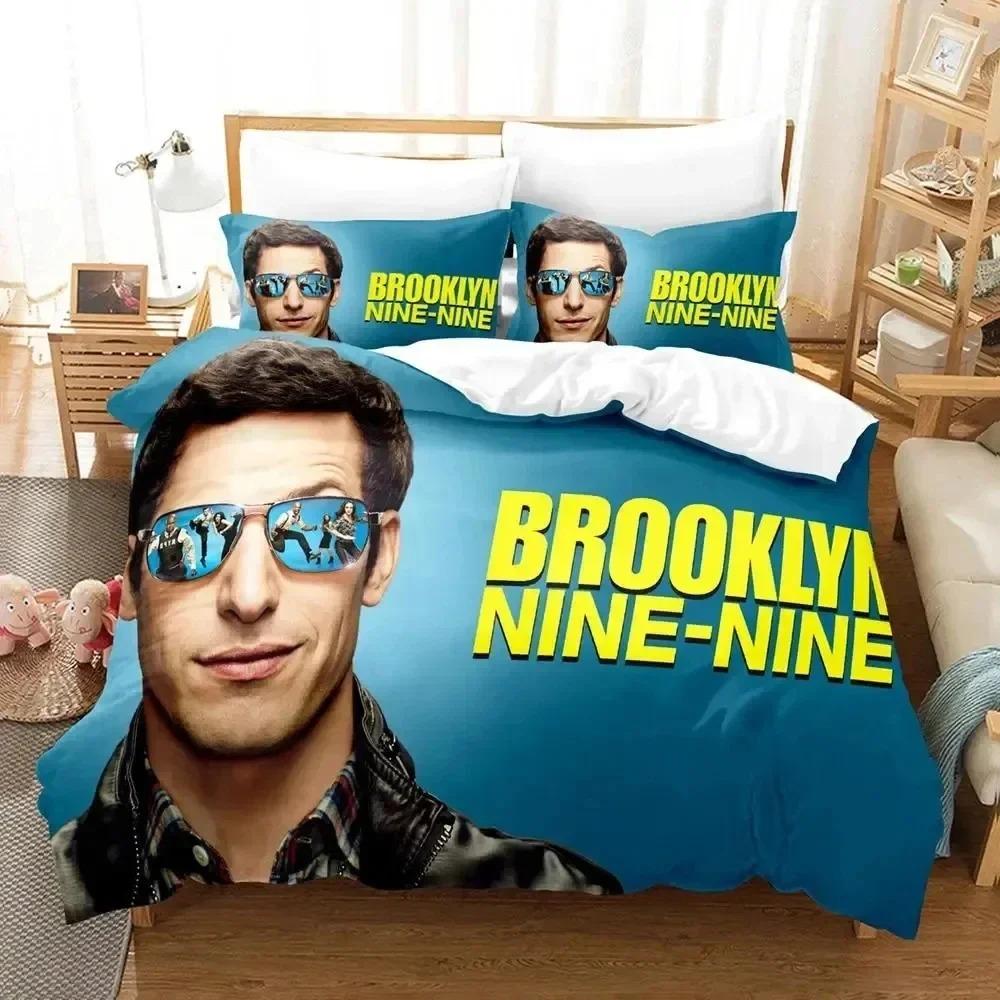 3D Print Brooklyn Nine-Nine Bedding Set Bedroom Soft Modern Bedspreads Comefortable Kids Duvet Cover Quilt Cover And Pillowcase