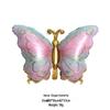Cute Matte Frosted Teddy Bear & Rainbow Aluminum Balloons for Kids' First Birthday Decorations