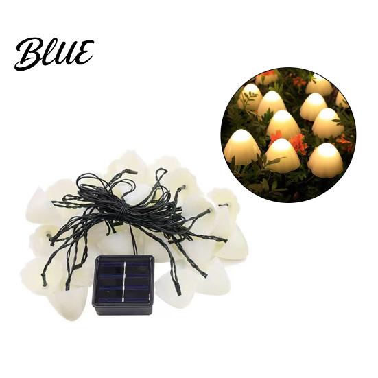Solar Lawn Decoration Waterproof Fairy with Garden String Lamp Light Mushroom Stake IP65 Powered