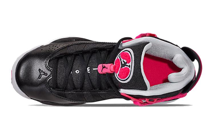 Kids' Sneakers Nike Jordan 6 Rings Black Hyper Pink White (GS) Black/Hyper Pink-White