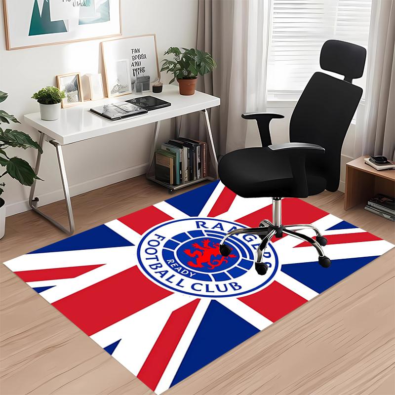 Rangers F.C Printed Carpet, for Office Chair Living Room Bedroom Kitchen Room Decor Gifts.