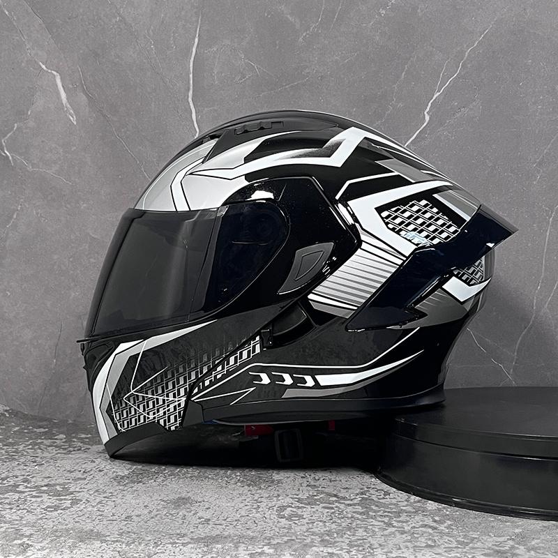 Motorcycle helmets Double Visors Modular Flip Up helmet DOT approved Full face casque moto racing Motocross helmet DOT