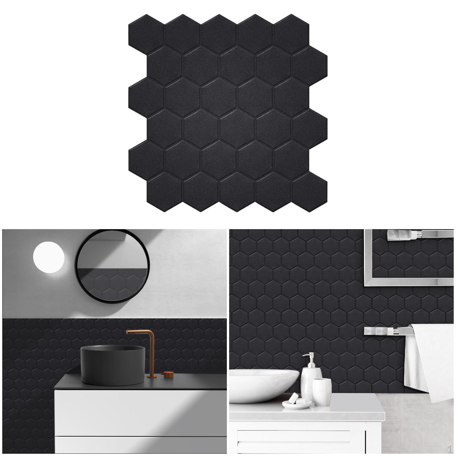 

современные наклейки на стены для кухни и ванной комнаты Hexagon