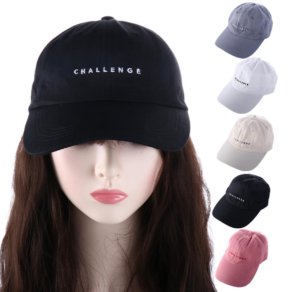 Fashion Casual Men Outdoor Korean Boys CHALLENGE Hat Women Baseball Cap Visors Cap