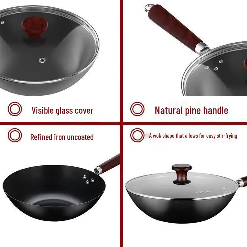 Supor 32cm Enamel Coated Stone Wok
