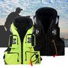 Life Vest Multi-pocket Detachable Large Buoyancy Bright Color Abrasion-resistant Water Assist Comfortable