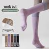 Kids' Compression Calf Sports Socks for Running, Jump Rope, Yoga & Fitness - Five-Toe Design