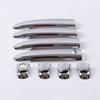 For Toyota Highlander 2008 2009-2013 Car Door Side Handle Chrome Cover Trim 8pcs