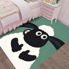 Shaun the Sheep Printed Carpet, Rug for Office Chair Living Room Bedroom Kitchen Room Decor Gifts.