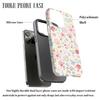 Floral Magnetic Phone Case for Apple 17 Pro Max, 2-in-1 Double-Layer Protective Design