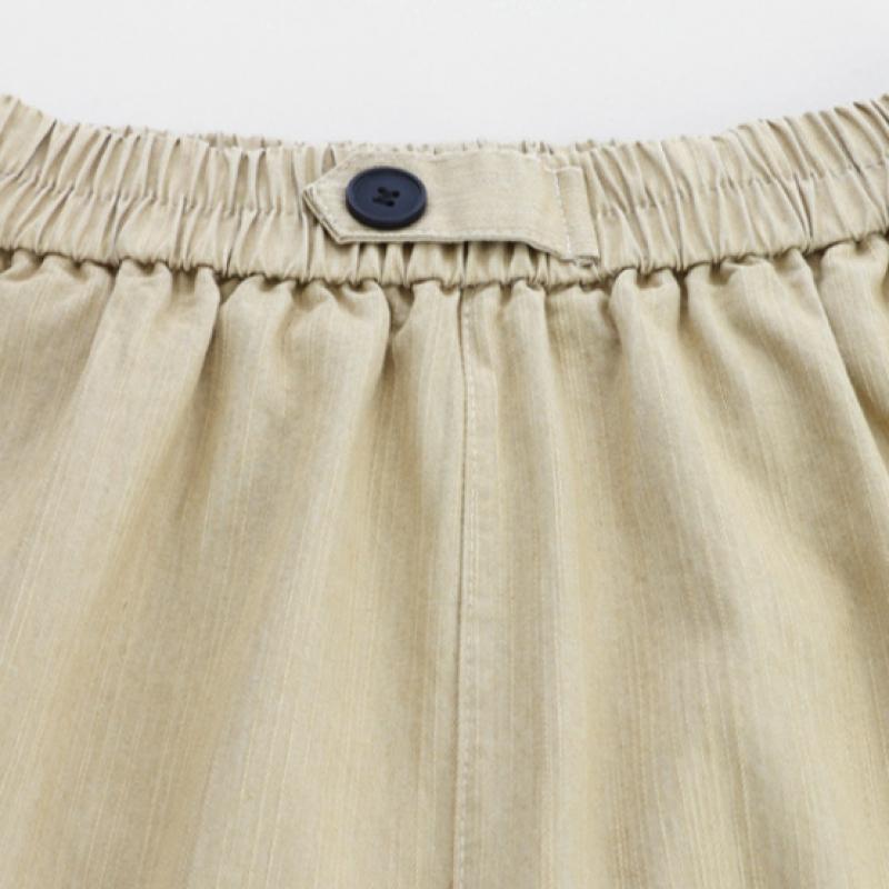 Shop   Women Daily Stretch Cotton Baggy Pants Khaki Wnw Wpt 1297