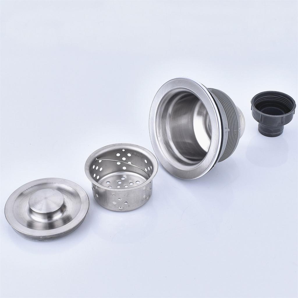 Universeller Spülenablaufstopfen Edelstahl Korbsieb Spülenstöpsel Küche Verstopfungsfreier Spülenkorb Ablauf Sieb