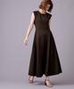 Yours French Sleeve Knit Dress Size L BEXU1658, Women's, Brown,