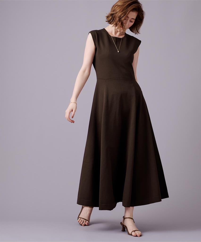 Yours French Sleeve Knit Dress Size L BEXU1658, Women's, Brown,