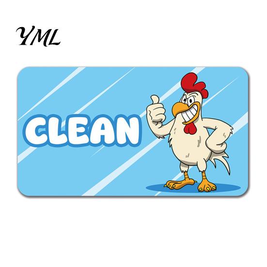 Removable Dishwasher Magnet Cartoon Animal Dirty Clean Magnet, Magnetic Indicator, Double-sided Dish Washing Machine Decoration Kitchen