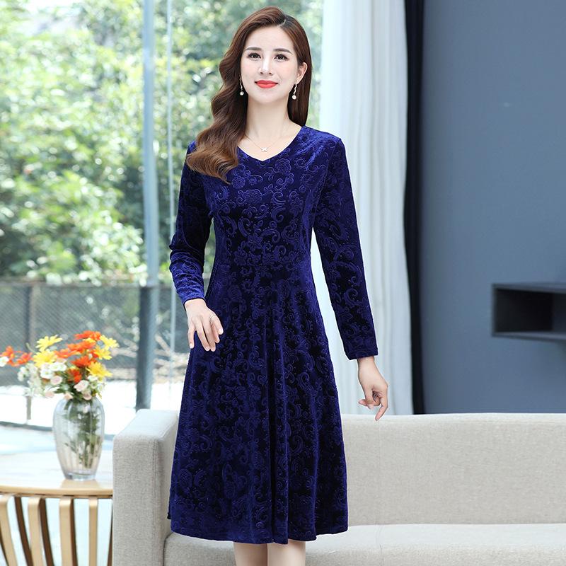 2023 Plus Size Slimming Summer Dress for Middle-Aged & Elderly Women - Fashionable & Comfortable