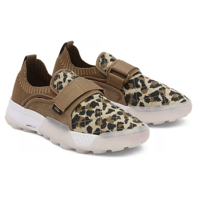 Vans Coast Cc Fabric Fashion Leopard Print Low Top Lifestyle Shoes Unisex Sneaker Brown Black VN0A5JMCB13