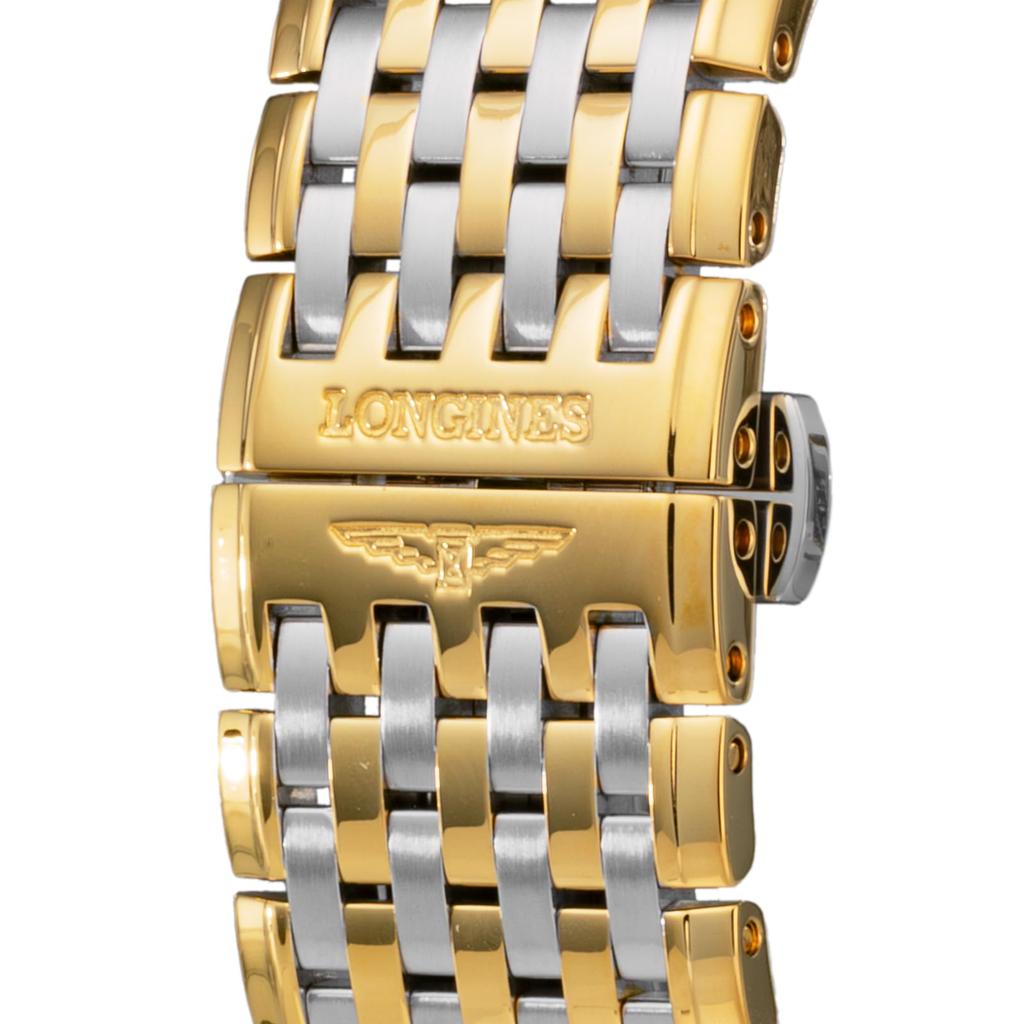 Longines LA GRANDE CLASSIQUE Automatic Water Sapphire White Stainless Silver and Men's Watch, Resistant, Crystal, Dial, Steel, Gold, L4.908.2.12.7