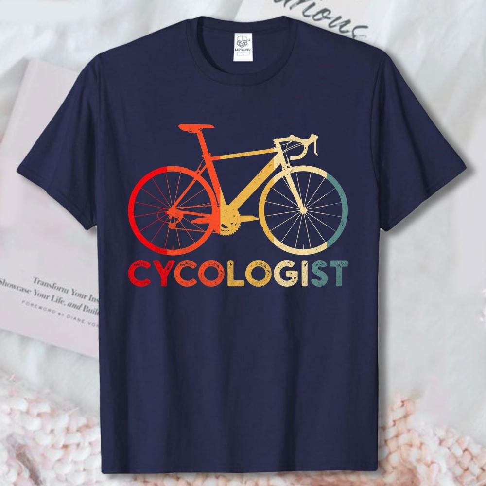 Trendy Cycologist Bike Graphic TShirt Unisex Fashion Cycling Pun Humor Streetwear Tee Casual Summer Road Bicycle Lover Tee Tops