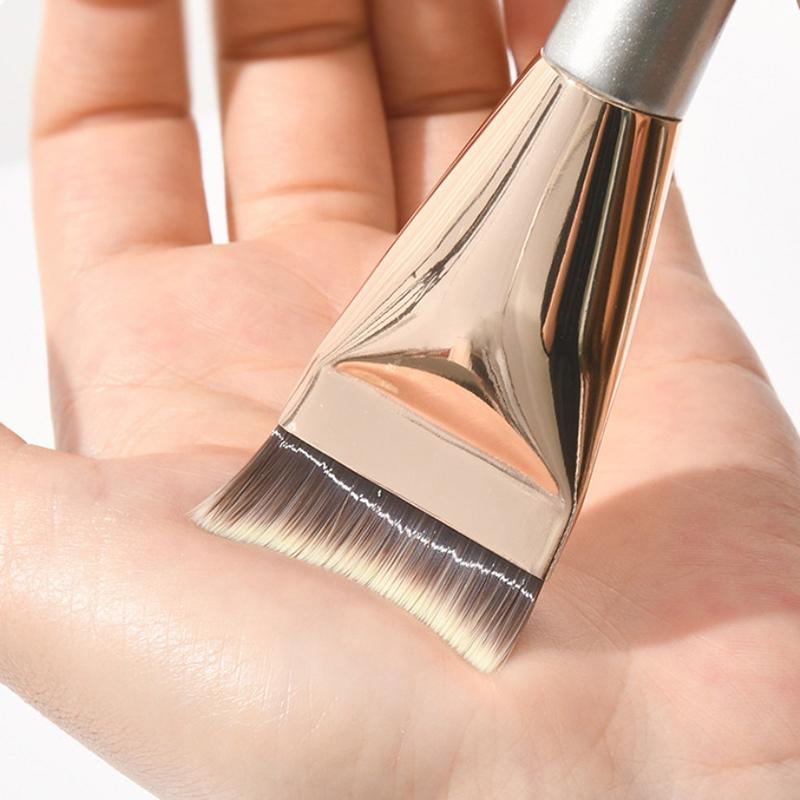 Kątowy Pędzel do Podkładu Kosmetyczny Zestaw Palet do Makijażu Krem do Podkładu Narzędzie do Mieszania Nail Art Makijaż Kosmetyczny Zestawy Narzędzi do Makijażu