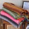 Autumn and Winter Korean High-end Atmosphere Scarf Female Versatile Hair Pulling Thickened Warm Student Couple Scarf Male New