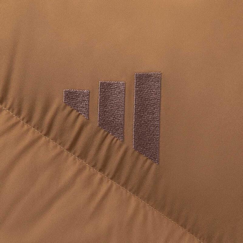 Adidas Men's Puffy Hooded Mid-Length Down Jacket JV6189