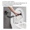 2m PU + Copper Cap Bidet Shower Hose Flexible Retractable Spring Shower Hose Accessory