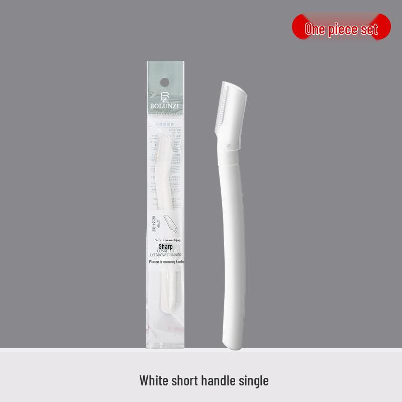 Women's Beginner Safe Foldable Eyebrow Razor Set with Anti-Scratch Design and Replaceable Blades
