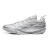 נעלי כדורסל Li Ning עם ריפוד, עמידות להחלקה ושחיקה, נושמות, אחיזה קפיצית, נמוכות, לגברים, כסף ABAV045-15