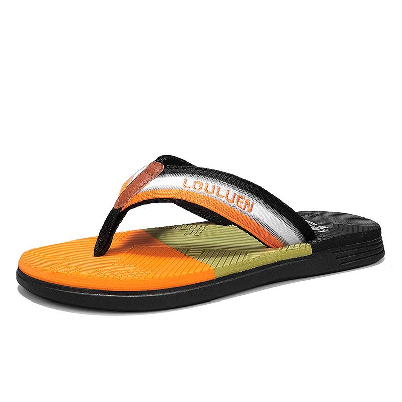 

Men s flip-flops shoes summer trend men s outer wear beach men s drag cool slippers new non-slip large size clip slippers 39