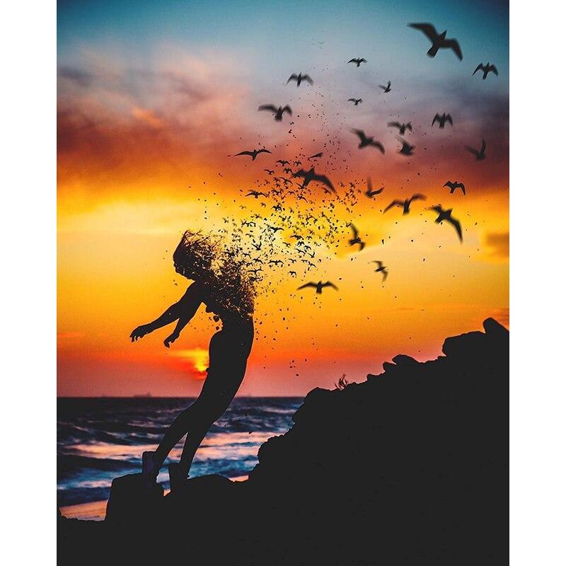 New 5D DIY Diamond Painting Butterfly Art Diamond Embroidery Cross Stitch Crafts Full Round Drill Home Decor Manual Gift