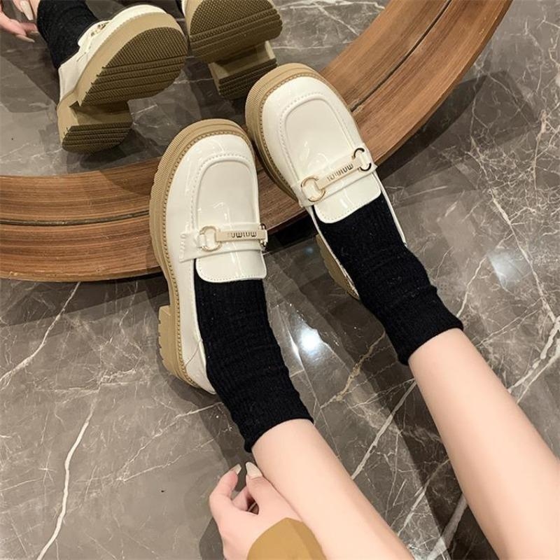 New Soft-soled Student Casual Loafers for Women's Leather Shoes