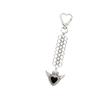 Elegante portachiavi a forma di cuore, accattivante portachiavi per borse, decorazioni alla moda, ciondolo per zaini e portafogli