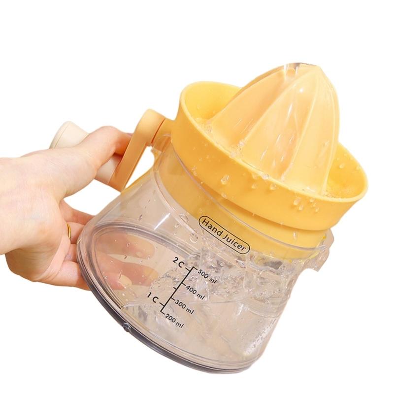 Leichtes manuelles Presswerkzeug Küche Kunststoff Manuelle Handpresse Entsafter Mixer für Nährstoffgetränke X3UC