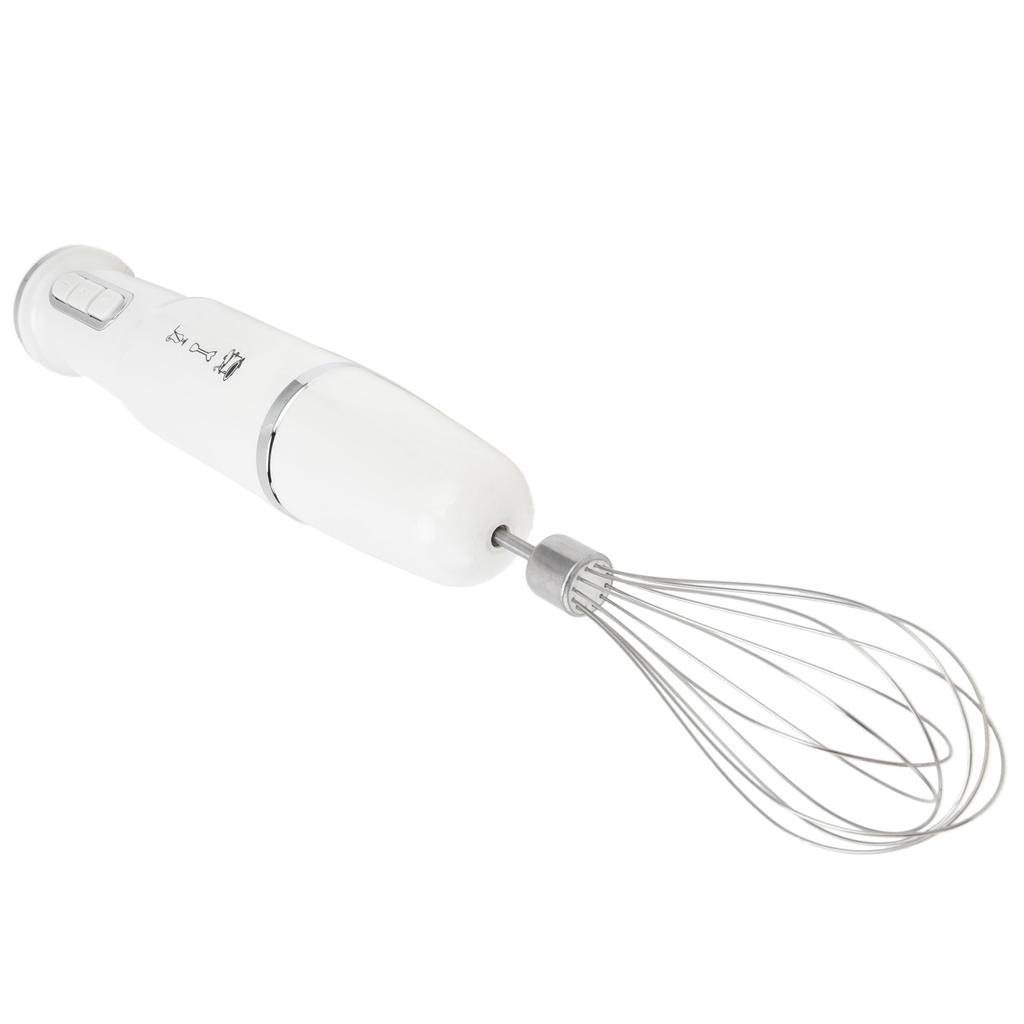 Multifunction Hand Blender Mixer 600W Electric Stirrer Food Processor   White