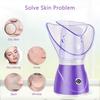 60ml 110V/220V Facial Steamer Deep Cleanser Mist Steam Sprayer Promote Blood Circulation Face Steamer Beauty Device Spa Skin Vaporizer