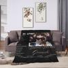 Rapper QUEVEDO Spain Blankets Flannel Decoration  Breathable Lightweight Throw Blankets for Home Bedroom Rug Piece