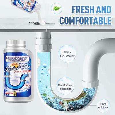 350ml Pipe Unblocker Fast Acting Drain Cleaner Kitchen Bathroom Drains Powerful Clog Remover Home Maintenance Pipe Dredging Agent