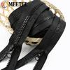 1-10M 5# 8# Waterproof Zipper with Puller Resin Zips for Jackets Shoes Raincoats Backpack Zippers Repair Replacement Accessories