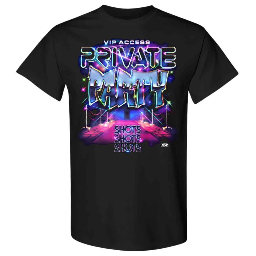 PRIVATE PARTY  ACCESS AEW Official TShirt Unisex T-Shirt S
