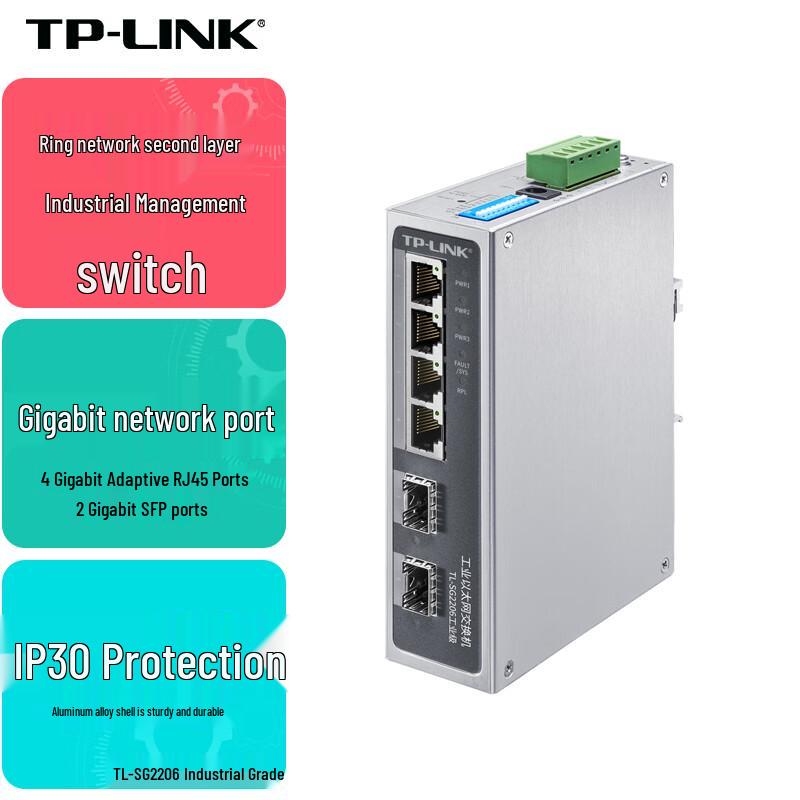 Tp-Link Industrial Gigabit Layer 2 Cloud Managed Switch