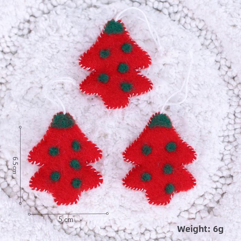 Felt Christmas Decorations With Cartoon Style For Festive Tree